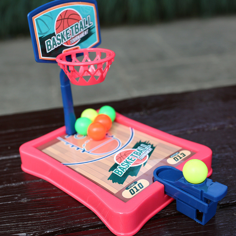 彈射迷你籃球機手指玩具聚會小玩具益智桌面籃球