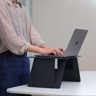 卡片摺疊桌創意超輕薄便攜懶人床上辦公車載筆記本電腦平板支架
