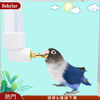 Bskylar 130ml Parrot 飲水機飲水瓶懸掛式自動餵食器籠配件適用於龍貓兔