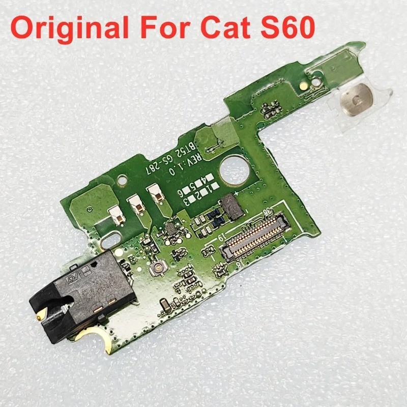 適用於 Cat S60 耳機音頻插孔端口板的原裝耳機底座排線,帶 IC 連接器