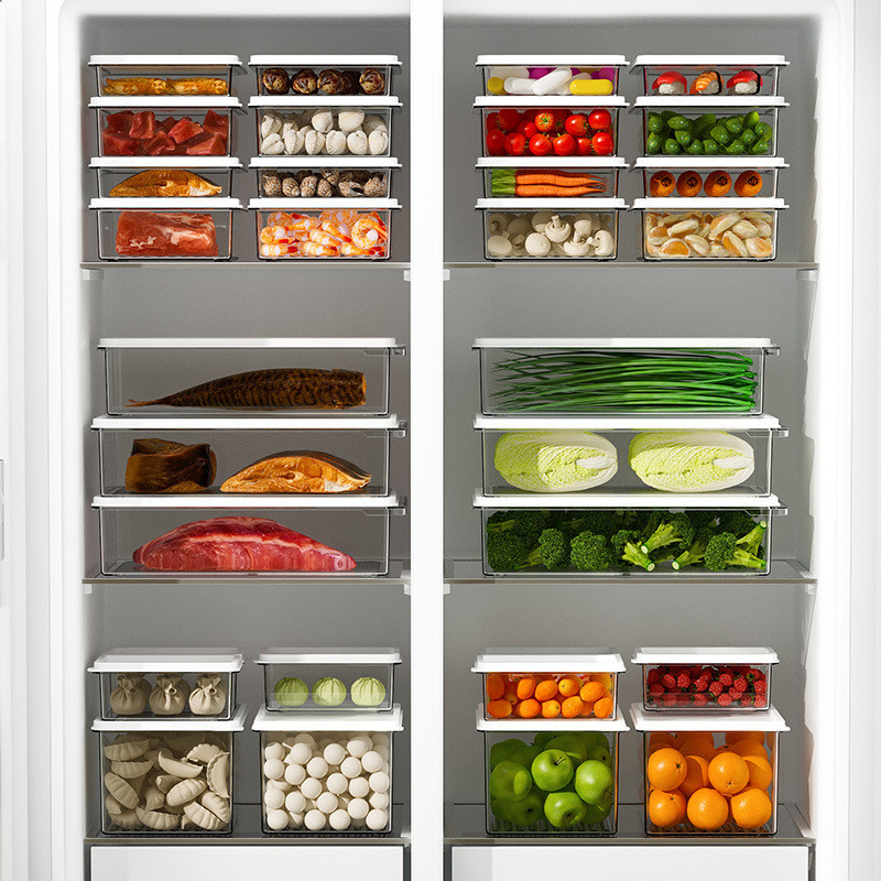 保鮮盒冰箱食物密封盒水果盒冷凍冷藏儲存收納盒子儲物
