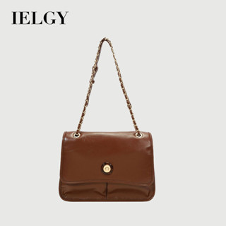 IELGY 斜揹包 通勤大容量鏈條斜揹包 潮流