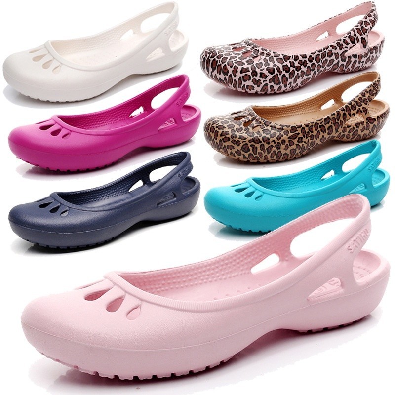 Crocs MALINDI 韓國時尚女式涼鞋 Kasut Wanita