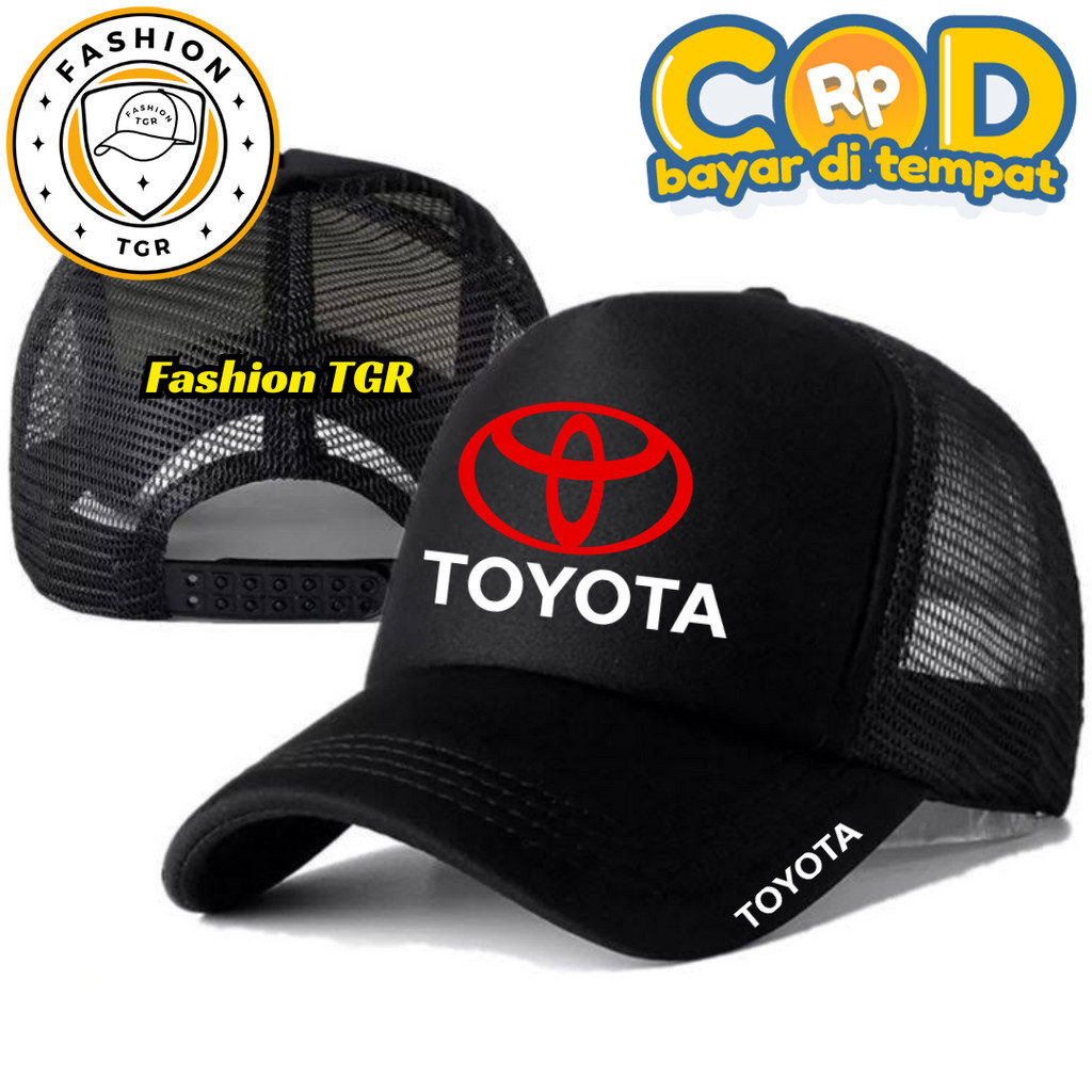 豐田 時尚toyota卡車司機帽toyota Distro帽子Logo TOYOTA帽子高級帽子成人男士帽子原裝原裝網帽