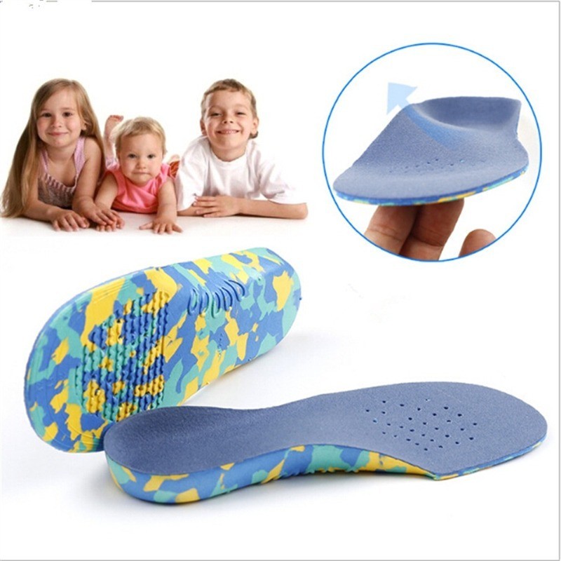 兒童矯形足弓鞋墊,用於減震 PU 泡沫防止