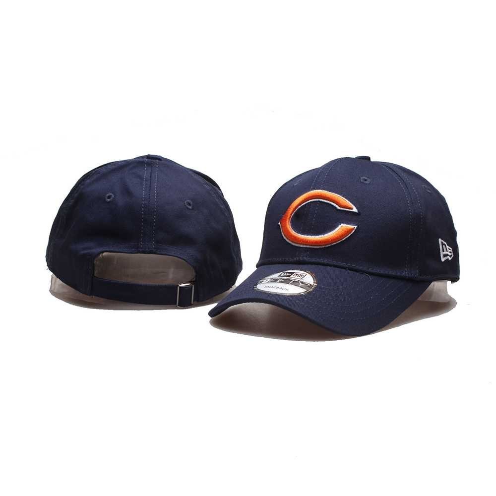 NFL 橄欖球帽 芝加哥熊 Chicago Bears 彎簷 老帽 棒球帽 男女通用  嘻哈時尚潮帽