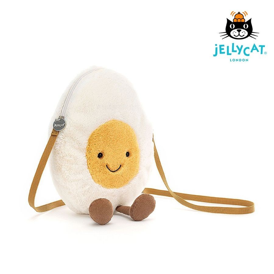 Jellycat趣味水煮蛋斜背包/ 30cm eslite誠品