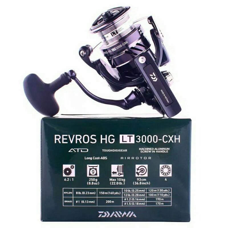 捲軸 Daiwa Revros HG LT 1000-XH 2000-XH 2500-XH 3000-CXH 4000-