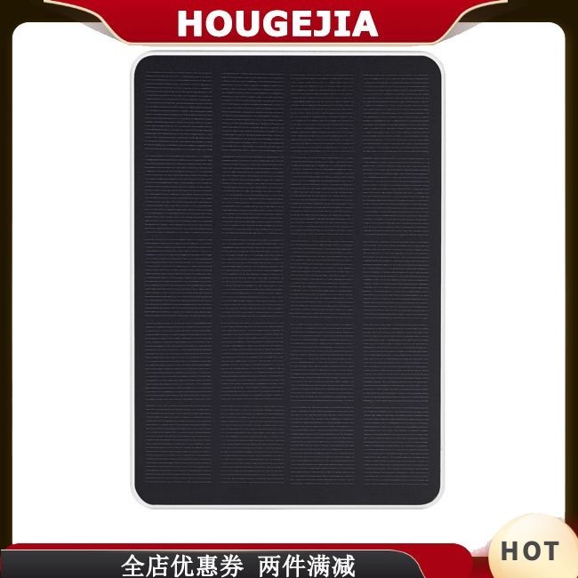 Houg 太陽能電池板充電器,4W 5V 太陽能充電器電源應急面板,IP65 防水相機太陽能電池板充電器,帶