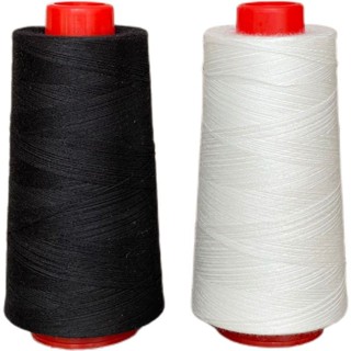 «縫紉線» 現貨 家用縫紉線細線縫紉機線402縫紉線手縫衣服滌綸平車黑色白色紅色