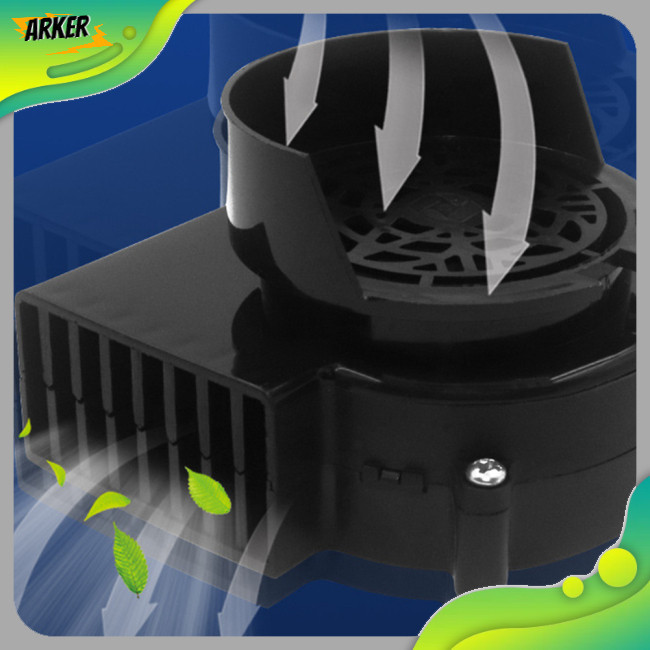 Areker 充氣風扇鼓風機 12V DC 鼓風機輕型 65 ° 刀片角度 22 刀片直流離心鼓風機