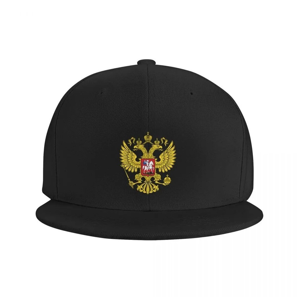 朋克中性俄羅斯徽章棒球帽成人俄羅斯國家驕傲可調節嘻哈爸爸帽子男士女士防曬