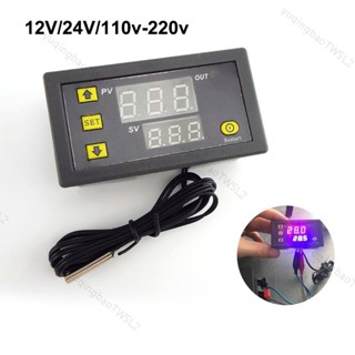 W3230 12v 24v 110v 220v AC DC LED 數顯溫度控制器恆溫器傳感器調節器加熱/冷卻控制 q1