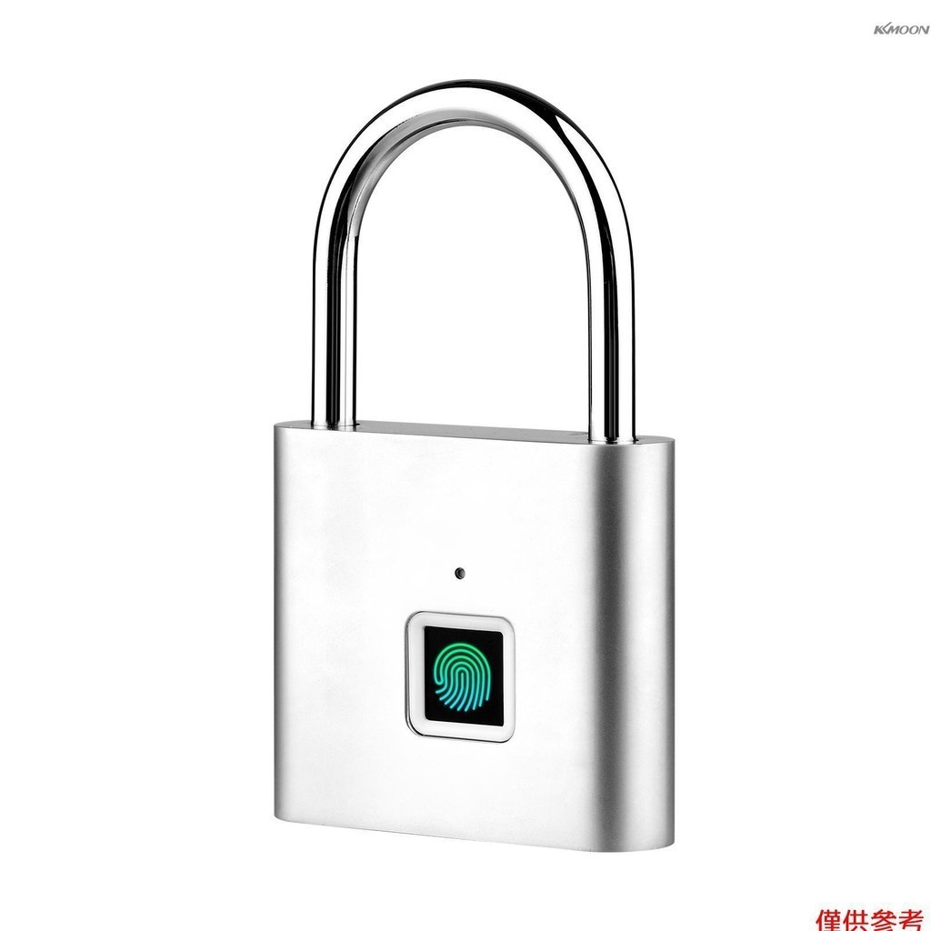 指紋掛鎖可充電無鑰匙10個指紋摩爾斯電碼緊急解鎖操作簡單ip56防水防盜安全掛鎖門行李背包鎖