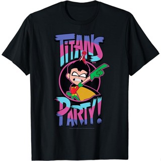DC卡通少年悍將出擊Teen Titans Go（少年泰坦出擊）圖案印花男士百分百純棉圓領短袖上衣/男童女童尺寸110-