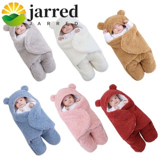 Jarred 裹身毯加厚冬季嬰兒床上用品棉法蘭絨新生兒睡袋