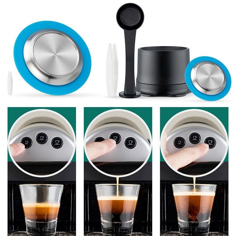 [Mulitibuy] Nespresso Zenius Pro 可再填充咖啡膠囊莢不銹鋼過濾器