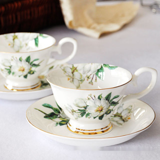 歐式英式骨質瓷咖啡杯碟套裝陶瓷杯下午茶杯紅茶杯創意