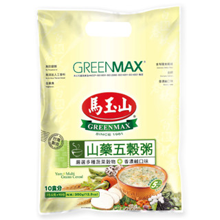 【GREENMAX 馬玉山】山藥五穀粥（35g×10pcs）