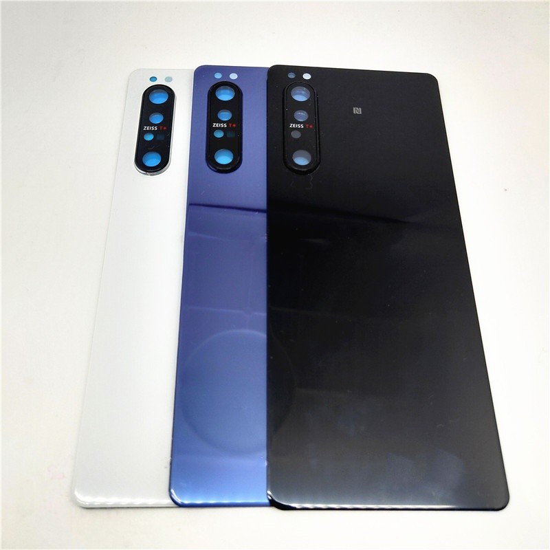 適用於索尼 Xperia 1 II XQ-AT51 AT52 X1II 後蓋電池蓋後門後殼外殼維修零件的原裝玻璃