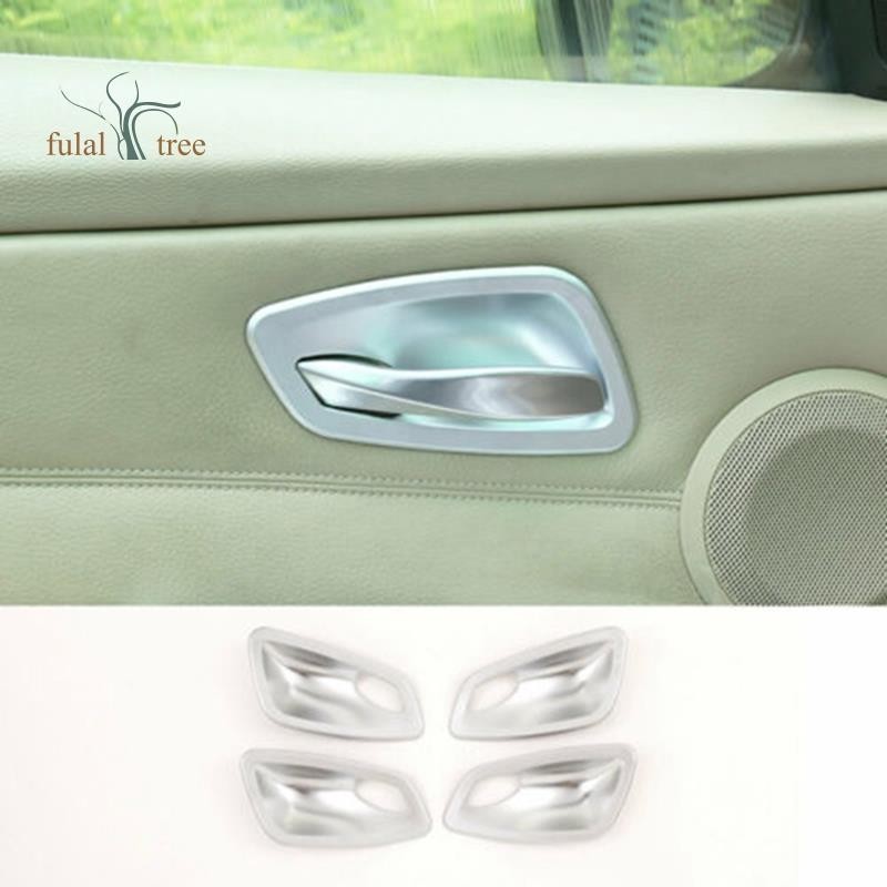 BMW 汽車內飾門把手碗架保護罩適用於寶馬 3 系 E90 2005-2012