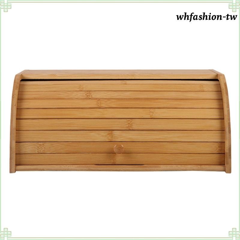 [WhfashionTW] Rolltop 麵包盒組織木製麵包盒烘焙商品農舍家用
