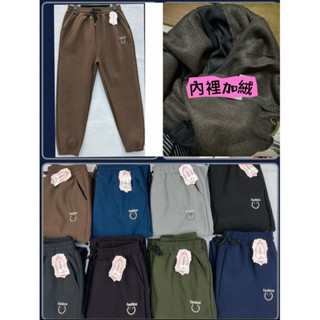 《現貨便宜賣》🔥禦寒保暖❄️加絨款🌀立體微笑刺繡內刷絨雙口袋束腳褲 功夫褲 縮口褲 運動褲 休閒百搭