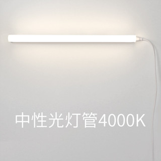 4000K中性光t5燈管燈帶燈條長條led自然色溫暖白服裝店節能燈光管 DQAG