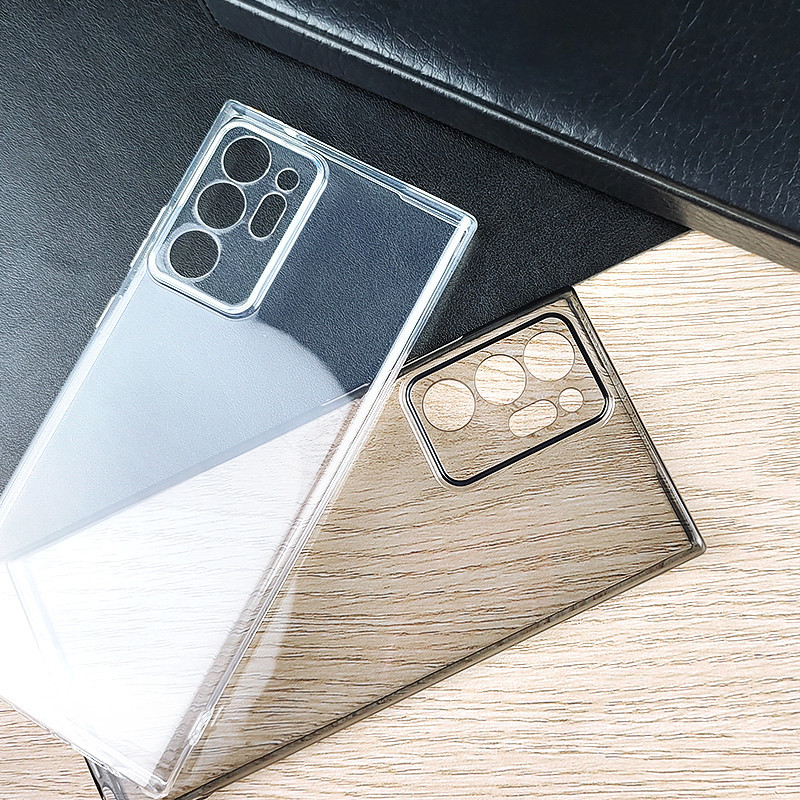 SAMSUNG 適用於三星 Galaxy Note20 Note 20 Ultra 後保險槓保護殼外殼的全覆蓋透明彩色防