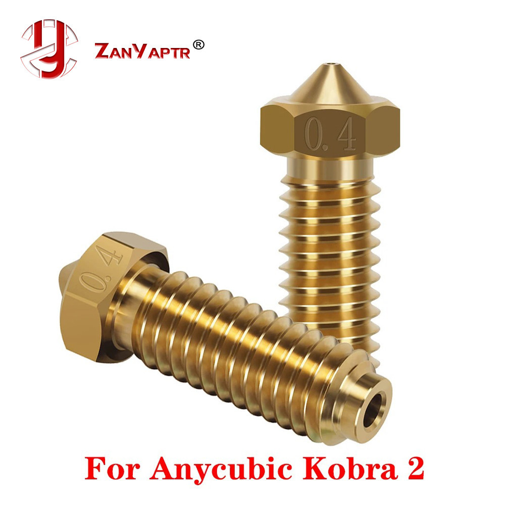 適用於 Anycubic Kobra 2 Volcano Nozzle 0.2/0.4/0.6/0.8mm 黃銅大流量高