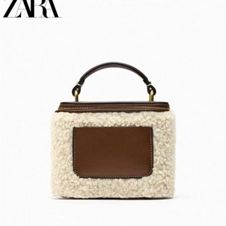 Zara 冬季新款時尚毛絨手提包迷你鏈條單肩包ZA999999-0208