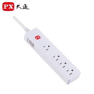 PX大通 PEC-3146W 3孔1切4座6尺 1.8M 延長線(三代)原價449(省50)