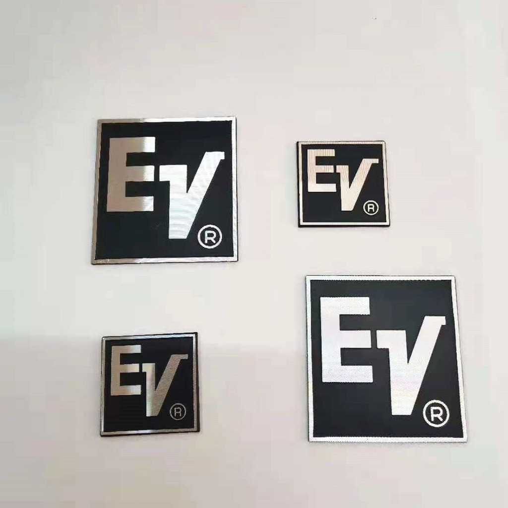 音箱銘牌 音響通用貼牌 金屬標牌EV鋁牌 ev音響標牌 2個包郵價格