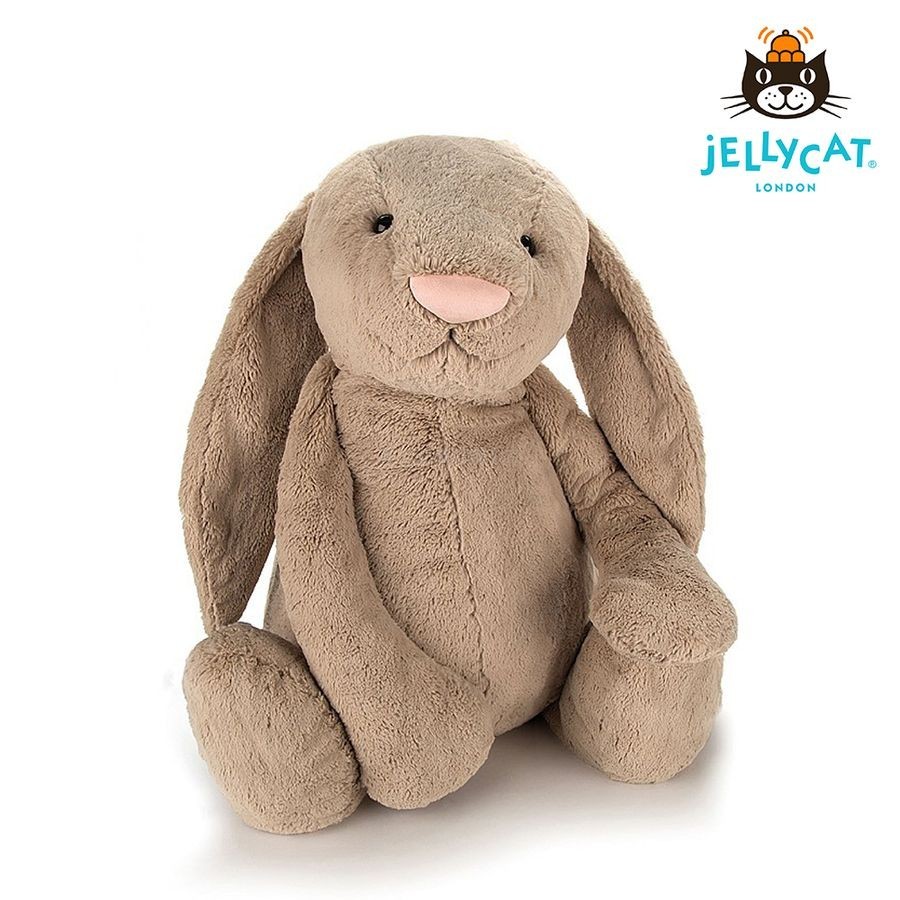 Jellycat經典拿鐵灰兔/ 108cm eslite誠品