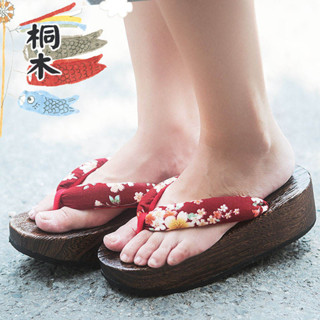 超夯! 木屐女日式涼拖拖鞋cos日本夾腳拖厚底木拖鞋夏高跟和風