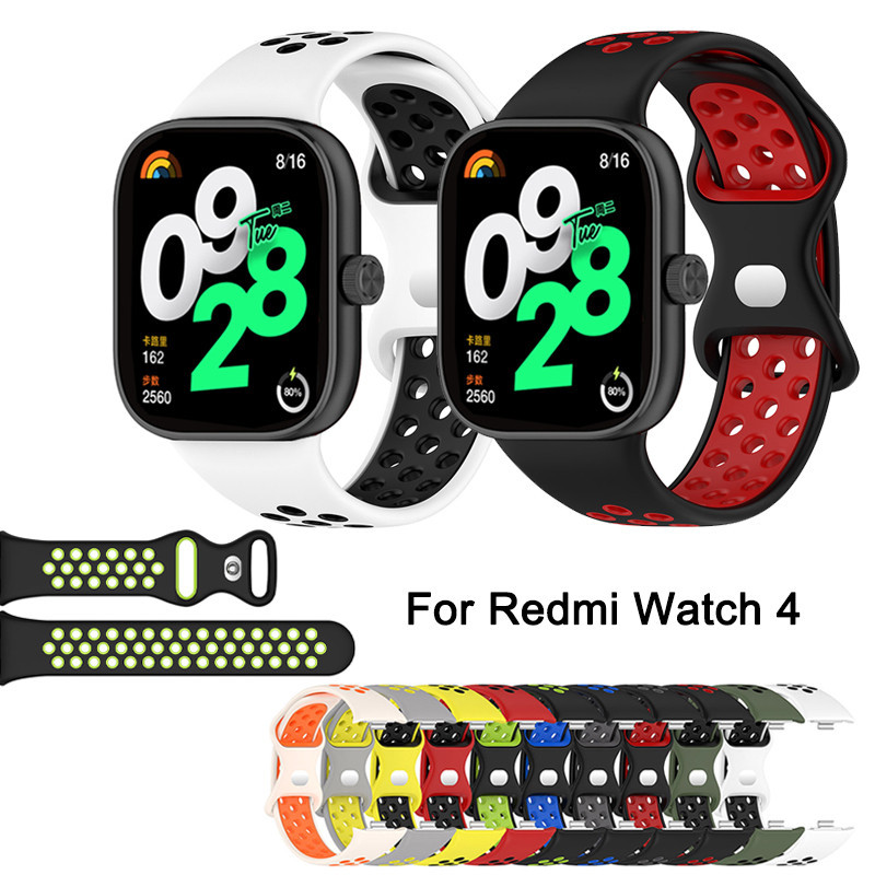 Redmi Watch 4 透氣運動矽膠腕帶