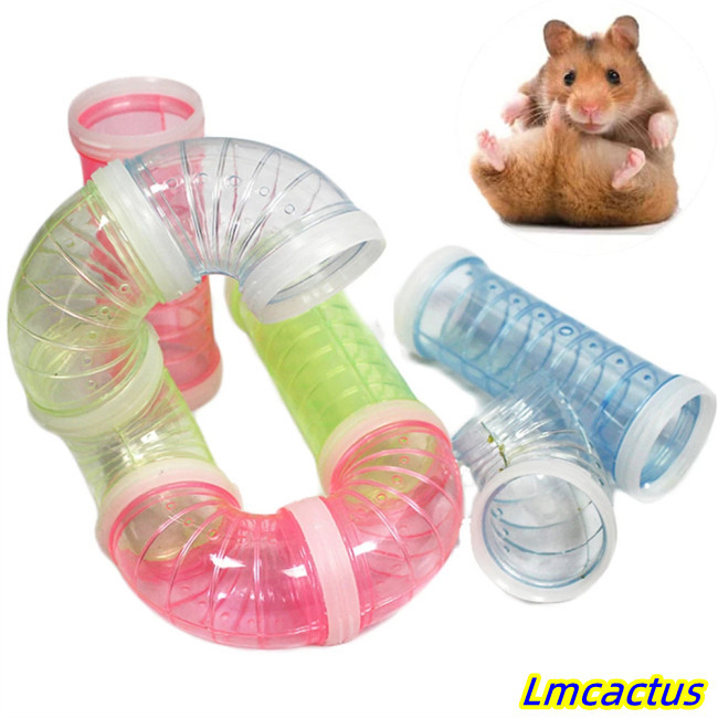 Lmcactus 多功能Diy寵物隧道管倉鼠籠外置運動玩具可連接可擴展防咬迷宮