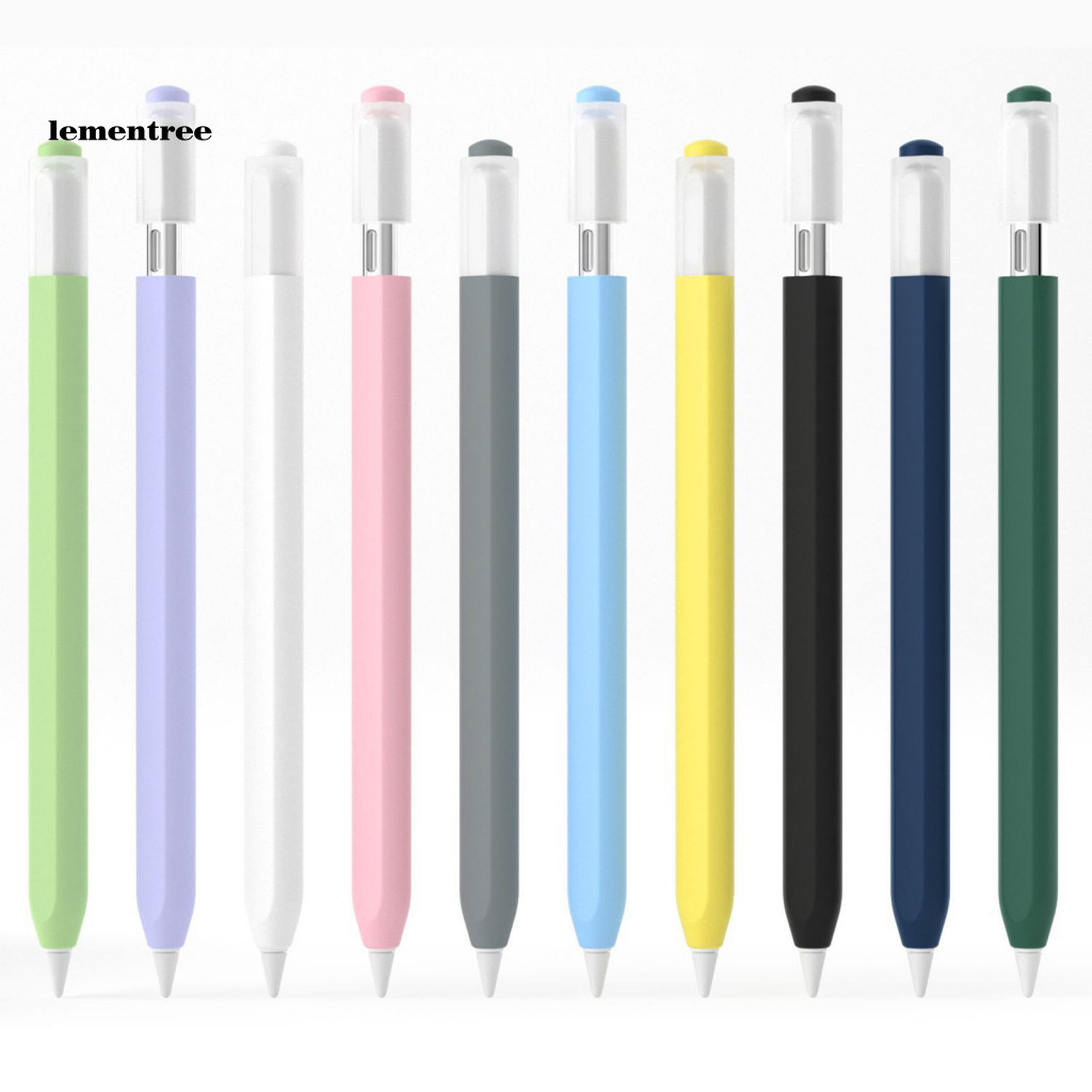  手寫筆盒防滑手寫筆蓋薄矽膠保護套適用於 Apple Pencil 3 防滑手柄手寫筆保護套平板電