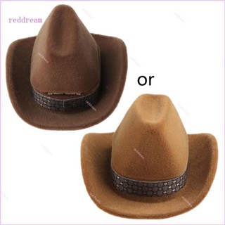 Rerev 時尚創意牛仔帽形狀耳環戒指盒珠寶展示收納盒首飾盒