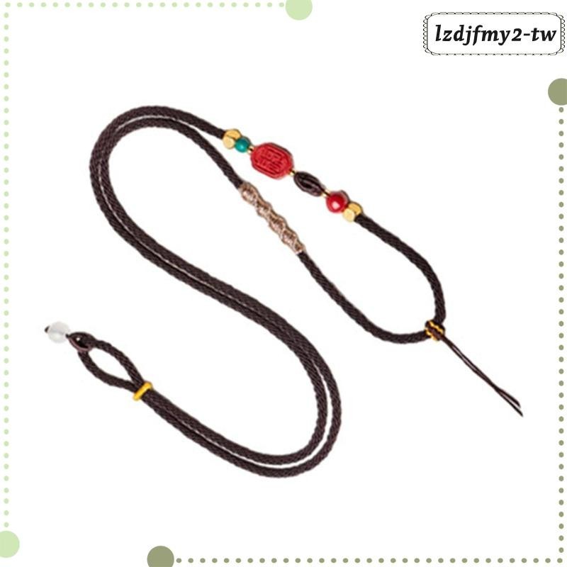 [LzdjfmydcTW] 項鍊繩項鍊繩繩手工編織,現代簡約項鍊繩吊墜繩,用於 DIY 珠寶製作魅力吊墜