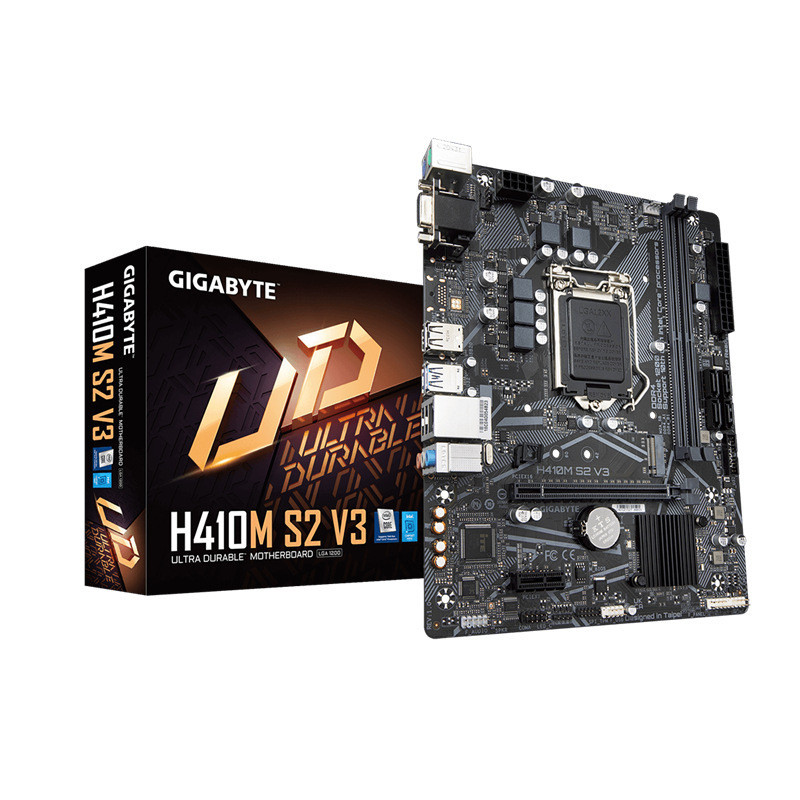 適用於Gigabyte/技嘉  H410M S2 V3 LGA1151 DDR4臺式機主板 庫存