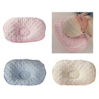 哈哈可愛純棉枕頭透氣嬰兒枕頭溫和柔軟嬰兒靠墊禮物