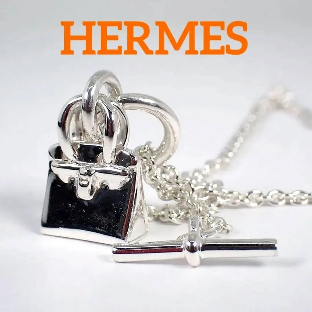 HERMES 愛馬仕 項鍊 Amulet Birkin 柏金包 SV925 日本直送 二手