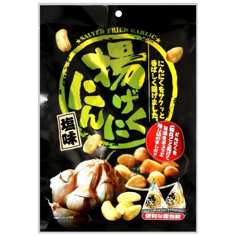 【168JAPAN】日本代購 TAKUMA 酥炸鹽味大蒜 35g 鹽味 酥炸 大蒜 炸蒜頭 單獨包裝 cd