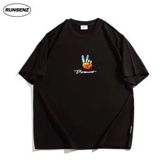 2XL-8XL 日系高品質純棉短袖T恤男 大尺碼寬鬆五分袖上衣 休閒 圓領 落肩 加大尺碼男生棉T 胖哥衣服