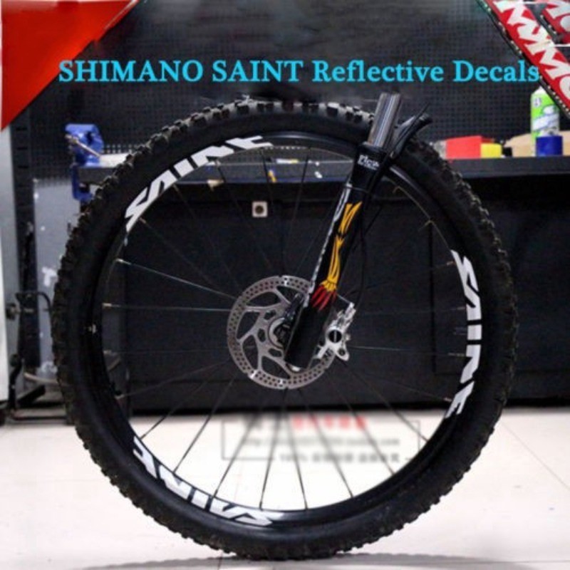Saint 山地自行車自行車兩輪組輪輞貼紙適用於 MTB DH