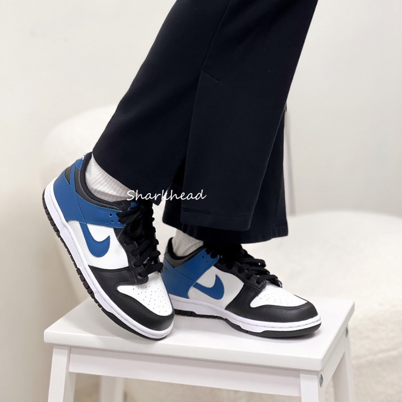 高版本 Nike Dunk Low GS 大童款 黑 藍 黑藍 DH9765-104