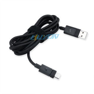原裝Corsair海盜船鍵盤滑鼠耳機配件USB type-c資料連接線充電線