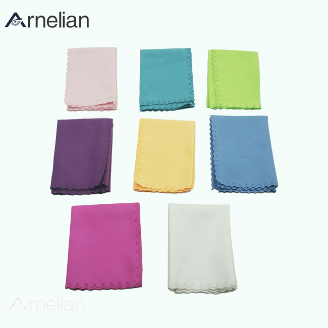 Arnelian 5 件清潔布棉毛巾鋼琴吉他小提琴通用樂器擦拭布可重複使用