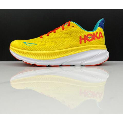 原裝 HOKA ONE ONE Clifton 9 減震男女鞋黃白跑鞋尺碼36-45